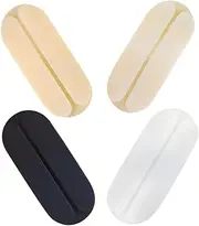 [FRCOLOR] 4pcs Silicone Shoulder Pads for Women Adhesive Strap Cushions Comfortable Portable Invisible Shoulder Padding Non Slip Support for Dresses Light