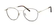 Mini 742013 12 Men's Glasses Gold Size 50 - Private Health Rebate - Blue Light Block Available