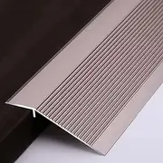Wheelchair Ramp Non-Slip Threshold Strip Door Floor Transition Strip, Metal Threshold Ramp Reducer, Doorway Ramp Flooring Reducer, Height 1-4cm Rise Channel for Sweeping Robot Luggage