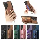 For Samsung Galaxy A33 M13 M33 M53 A41 A31 A70S Card Holder Case Wristband Cover