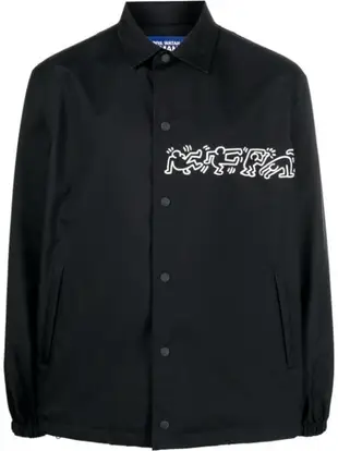 Keith Haring-print shirt jacket