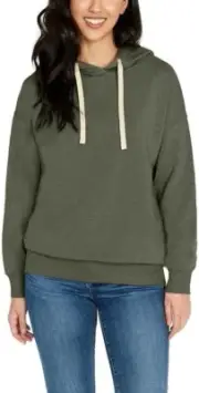 NWT Buffalo David Bitton Womens Super Soft Hoodie Green Size 2XL $60 9HL233