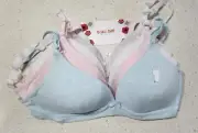 NEW SALIA GIRL Set of 4 Teen Training Bras Blue Pink Gray White Size 32