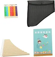 FUNOMOCYA 1 Set Tube C Key Pan Flute Professional Musical Instrument for Beginners and Performance present for All Skill Levels Easy to Carry with Fine Workmanship