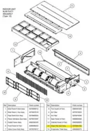 FUJITSU K9379901062 aka 9379901062 Drain Pan Sub Assy