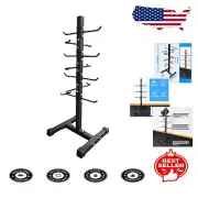 Adjustable Cable Attachment Storage Rack for Lat Bars & Handles - Easy Install