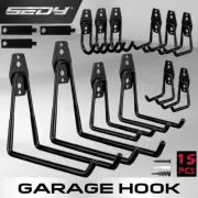 SEDY Garage Tool Storage Wall Hook Assortment Set Hanger Garden Tool Organizer