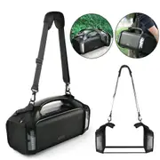 For Tribit Stormbox Blast Speaker Case Fall-Proof Carrying Strap Case Protective Cover Black