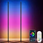 RGB Corner Floor Lamp 2PCS 165CM RGB Color Changing Mood Light