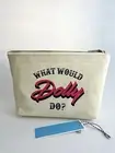 NWT Draper James “What Would Dolly Do?” Cosmetic Bag