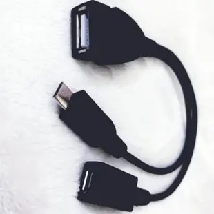 【Ainmax 艾買氏】USB母轉micro 公轉micro 母傳輸線(支援USB 2.0)