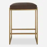 Uttermost 234-ATTICUS Atticus 18"W Iron Framed Polyester Counter