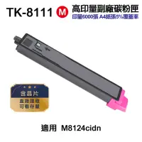 在飛比找momo購物網優惠-【Ninestar】KYOCERA TK-8111 紅色 高