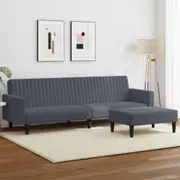 Sofa Set Upholstered Couch Settee Living Room Office 2 Piece Velvet vidaXL