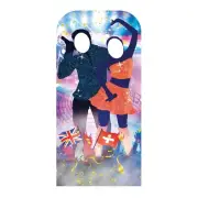 Switzerland Song Contest Cardboard Stand in Party Standee / Standup 193cm x 93cm
