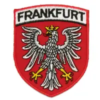 在飛比找蝦皮商城優惠-【A-ONE】新潮服飾 德國 法蘭克福 盾形繡貼 燙布貼 徽