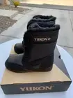 Women’s Yukon Snowfall Boots Size 9 Black Brand New Winter Fuzzy Furry