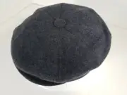 BAILEY GRAY WOOL POLY APPLE NEWSBOY CAP MADE IN ITALY ( GOLF FLAT DRIVER )
