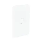 Hager Silhouette WBSSV1-MW - Single Gang Switch 16Amp 250v Slimline - Matt White