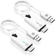 Wireless HDMI Transmitter and Receiver, Portable 1080P Wireless HDMI kit,164FT/50M,Plug&Play, for PC, Laptops, TV Box, PS4/5, Cameras to Project to TV/Projector/Monitor/Video Audio Transmission.