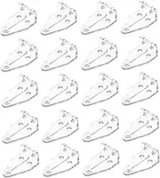 Vaguelly 20Pcs Curtain Hooks for Roller Blinds Practical Plastic Clips for Fixing Simple Installation for Home Decor Design for Versatile Use