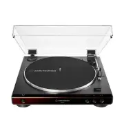 Audio-Technica AT-LP60X Fully Automatic Belt Drive Stereo Turntable Brown