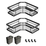 Adhesive Triangles Shelf Long Servcie Organizers for Bathroom & Kitchen Storage