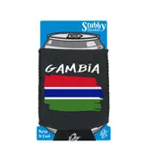 Gambia Country Flag Nationality - Stubby Holder With Base