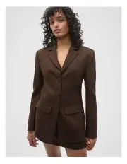 [Seed Heritage] Chevron Jacket in Brown