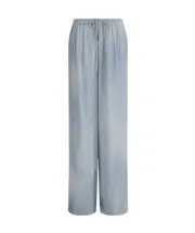 Ermanno Scervino Elastic Waist Twill Trousers IT44,IT46 light blue