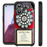 FUSION Case For OnePlus Nord N20 5G Hybrid Phone Cover PAYPHONE RED
