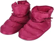 [SIQITECHUK] Winter Booties Slippers Boots Men Women Down Slippers Memory Foam Slippers Fluffy Indoor Cosy Warm Slipper Thermal Slipper Boots Winter House Shoes Boots Anti-Slip Waterproof Home Slippers High-Top