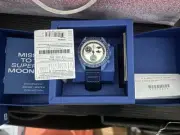 Rare Omega X Swatch MoonSwatch Mission To The Superblue Moonphase With Receipt