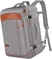 [MagiDeal] Carry on Luggage Bag Travel Backpack Expandable Breathable Zipper with 3 Item Bags Cabin Bag Hand Suitcase for Work Businesss