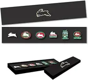 [Trofe] South Sydney Rabbitohs NRL Rugby League Evolution Lapel Pin Badge Collectors Set