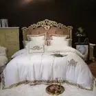 Luxury 1000TC Egyptian Cotton 4/7pcs Bed Cover Bedsheet Duvet Cover Bedding Set