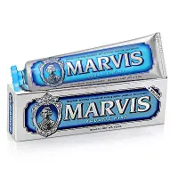 在飛比找Yahoo奇摩購物中心優惠-MARVIS 海洋薄荷牙膏 藍色85ml-快速到貨