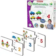 The Learning Journey Match It! - Mathematics - STEM Addition and Subtraction Game Helps to Teach Early Math Facts 30 Matching Pairs