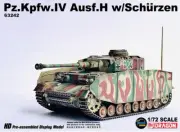 WW2 1/72 1:72 Tank Pz.Kpfw.V Ausf.H w/Schüirzen 63242 GERMANY west Diorama