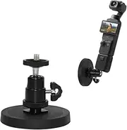 OYOCAM Magnetic Camera Mount Adjustable 90° Magnet Base Stand Compatible with DJI Pocket 3/OSMO Pocket/Action Cameras, 1/4"-20 Thread No-Drill Magnetic Mount for Metal Surface Without Tool