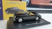 ATLAS EDITIONS - SIMCA 8 - BLACK PAINT - 1/43.SCALE MODEL CAR - BOXED