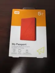 WD MY PASSPORT PORTABLE HDD 5TB (25C)