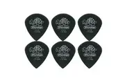 6 x Jim Dunlop Tortex Jazz 3 Pitch Black 1.50mm Guitar Picks III Free Post
