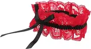 [GALPADA] Lace Bowknot Garter Women's Elastic Leg Ring for Wedding Bridal Attire Special Events
