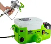 Airless Paint Sprayer, Electric High Power Backpack Handheld Airless Sprayer Lithium Battery Professional High Voltage Paint Spray Gun Machine for DIY Painting Projects