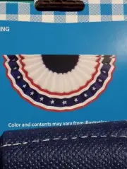 USA Pleated Fan Flag American US Bunting Flags Half Fan Banner 36" Patriot NEW