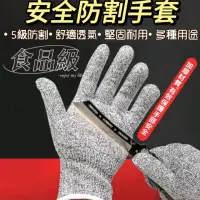 在飛比找momo購物網優惠-【Gloves】5級防割手套(歐盟CE認證 HPPE材質．買