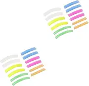 FRCOLOR Sets Eyelash Extensions Gasket Silicone Pad Lash Grafting Gasket Reusable Tool Smooth Eye Ladies
