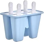 Freezer Pop Molds, Silicone Ice Pop Maker, Multiple Cavity Reusable Silicone Making Tool Cakesicles Mould Baby Food Storage Container for Lollipop Yogurt Sticks Adult Kids Teens