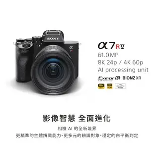 【新博攝影】SONY LCE-A7RM5單機身 (台灣索尼公司貨 兩年保固)α7RV A7R5註冊再送FZ100原廠電池+金屬熱靴蓋